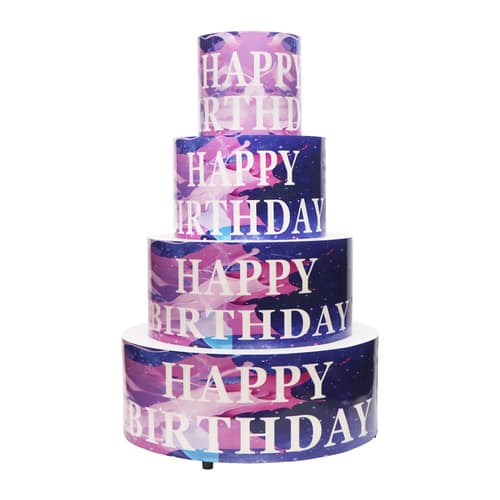 Birthday Cake Led Bottle Presenter