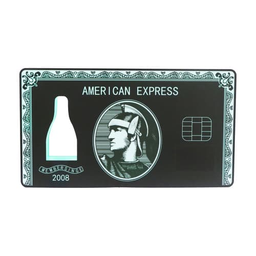 Black Amex Card Led Bottle Presenter