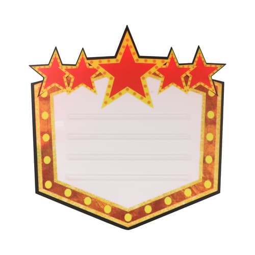 Bottle Service Star Marquee Sign with 3 Sets Of Letters